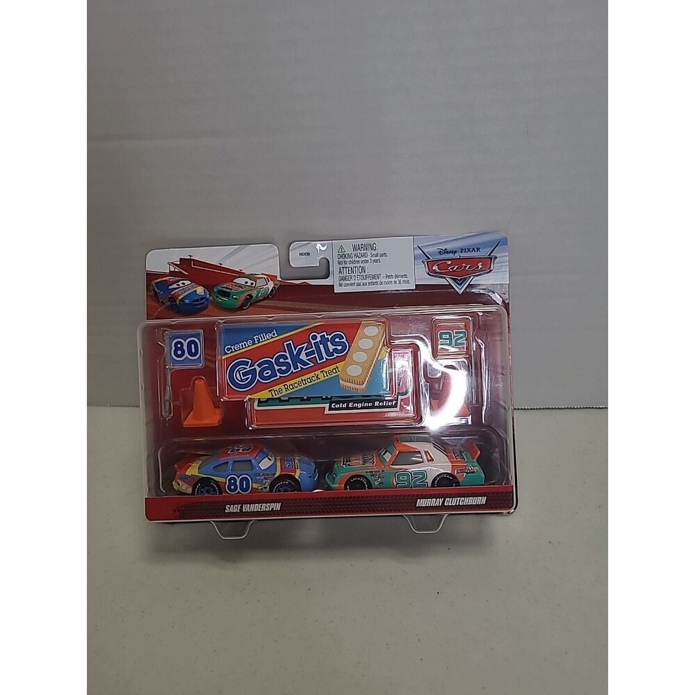 Disney Pixar Cars Sage Vanderspin Gask-its  Murray Clutchburn With Accessories